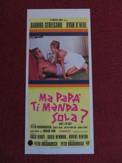 MA PAP' TI MANDA SOLA? ITALIAN LOCANDINA (27.5"x13") POSTER 1972 - Rendezvous Cinema