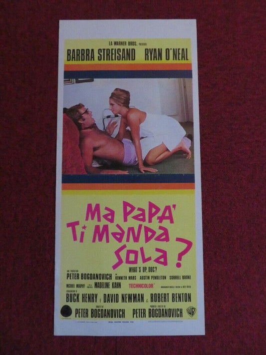 MA PAP' TI MANDA SOLA? ITALIAN LOCANDINA (27.5"x13") POSTER 1972 - Rendezvous Cinema