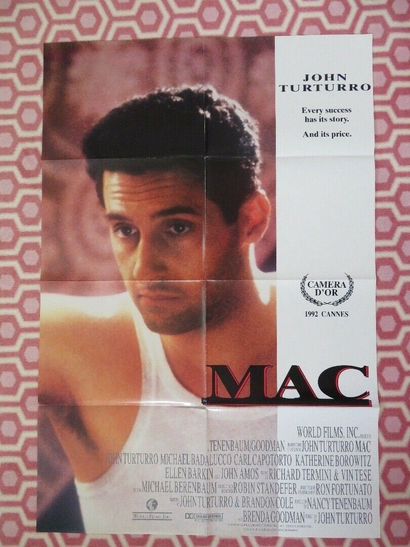 MAC ONE SHEET POSTER FOLDED JOHN TURTURRO MICHAEL BADALUCCO 1992 Movie posters