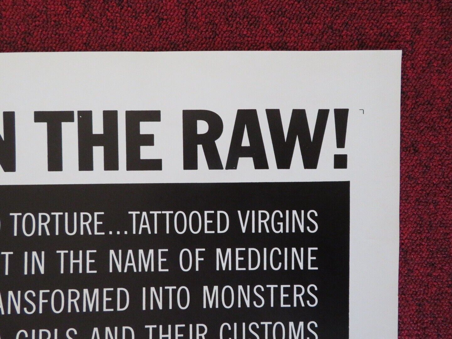 MACABRO ONE FOLDED US ONE SHEET POSTER MARVIN MILLER 1966 Movie posters