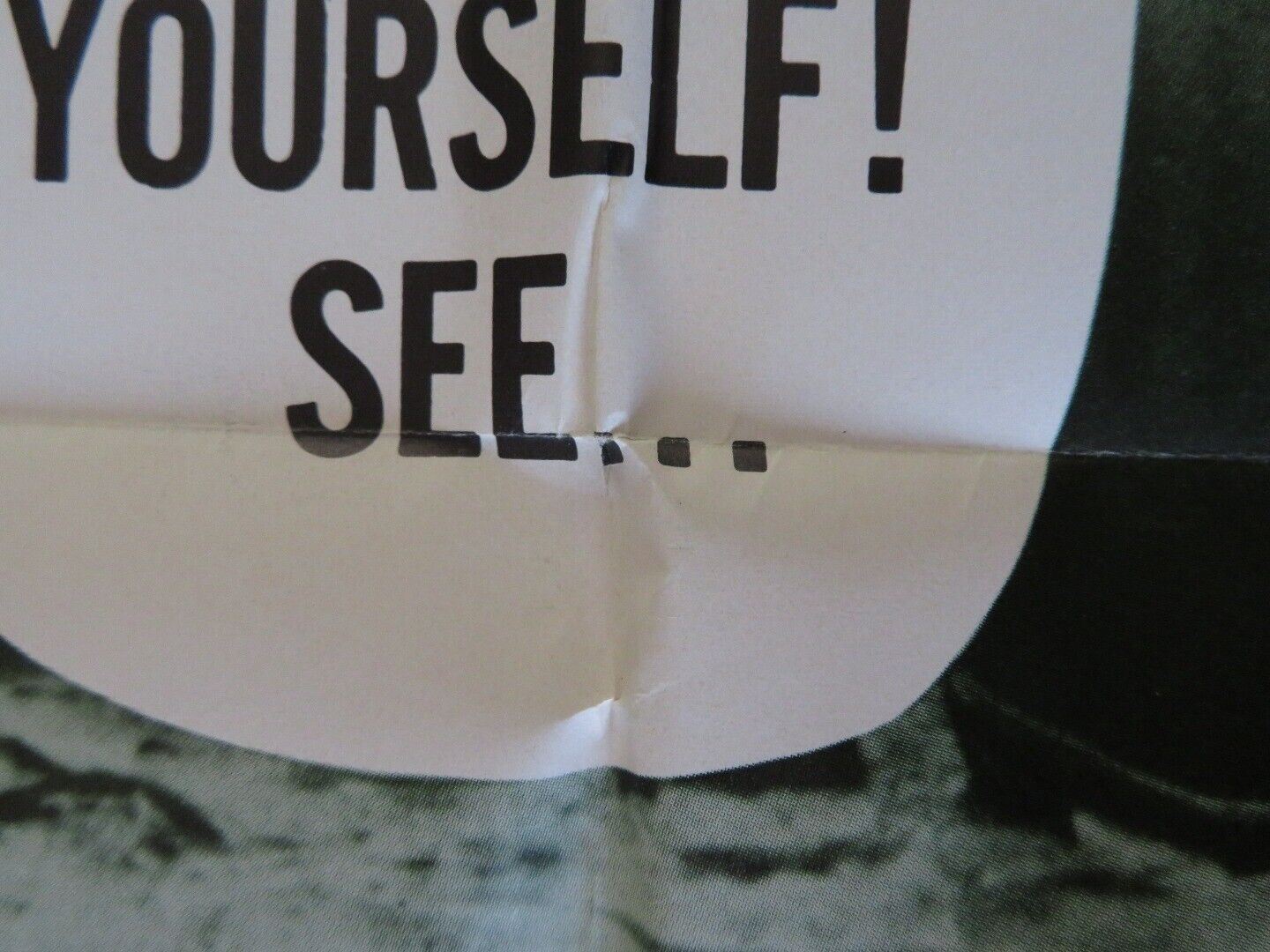 MACABRO ONE FOLDED US ONE SHEET POSTER MARVIN MILLER 1966 Movie posters