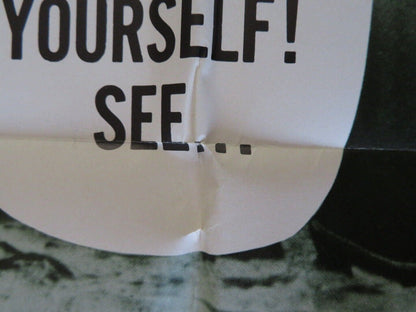 MACABRO ONE FOLDED US ONE SHEET POSTER MARVIN MILLER 1966 Movie posters