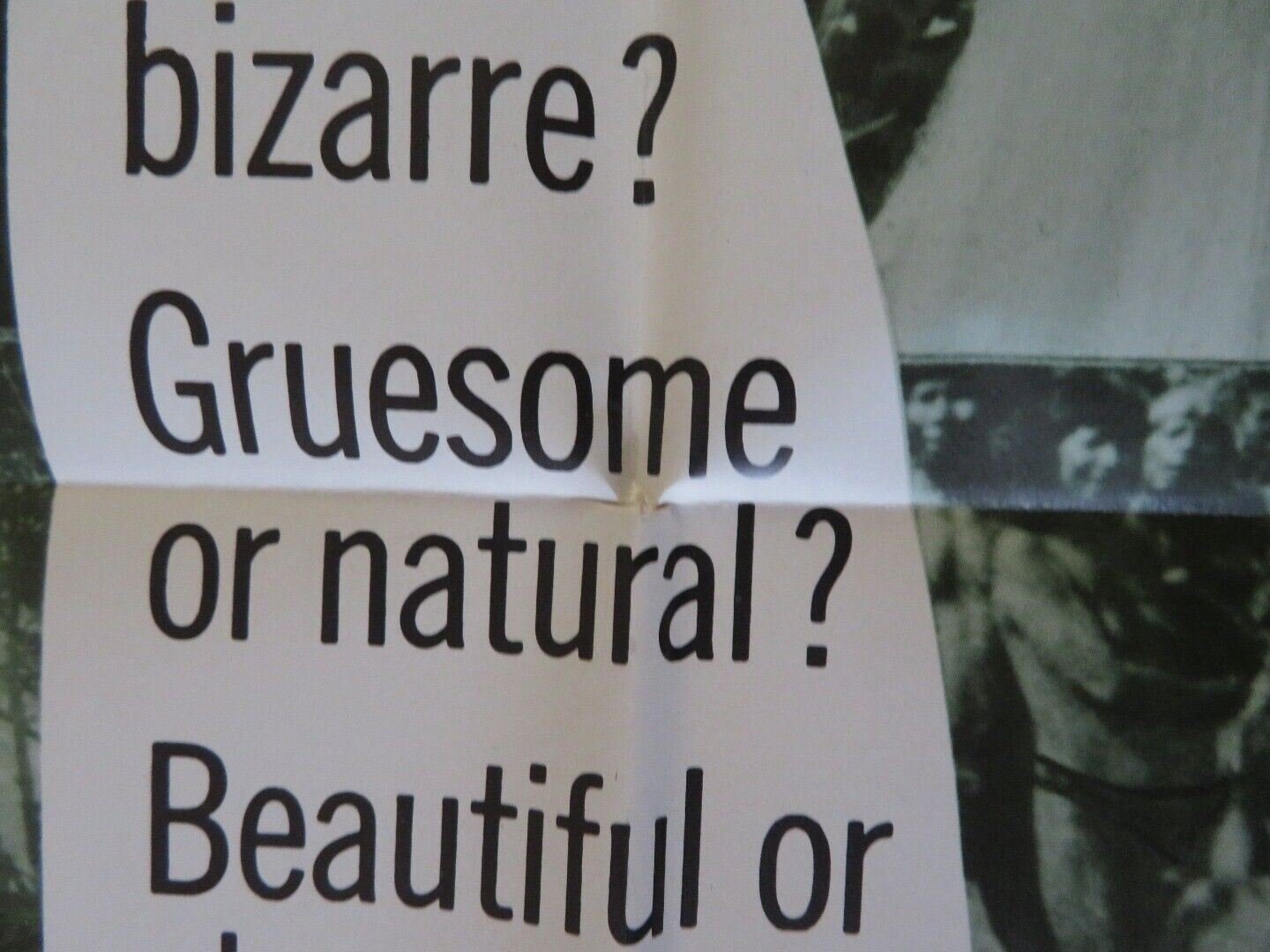 MACABRO ONE FOLDED US ONE SHEET POSTER MARVIN MILLER 1966 Movie posters