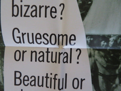 MACABRO ONE FOLDED US ONE SHEET POSTER MARVIN MILLER 1966 Movie posters