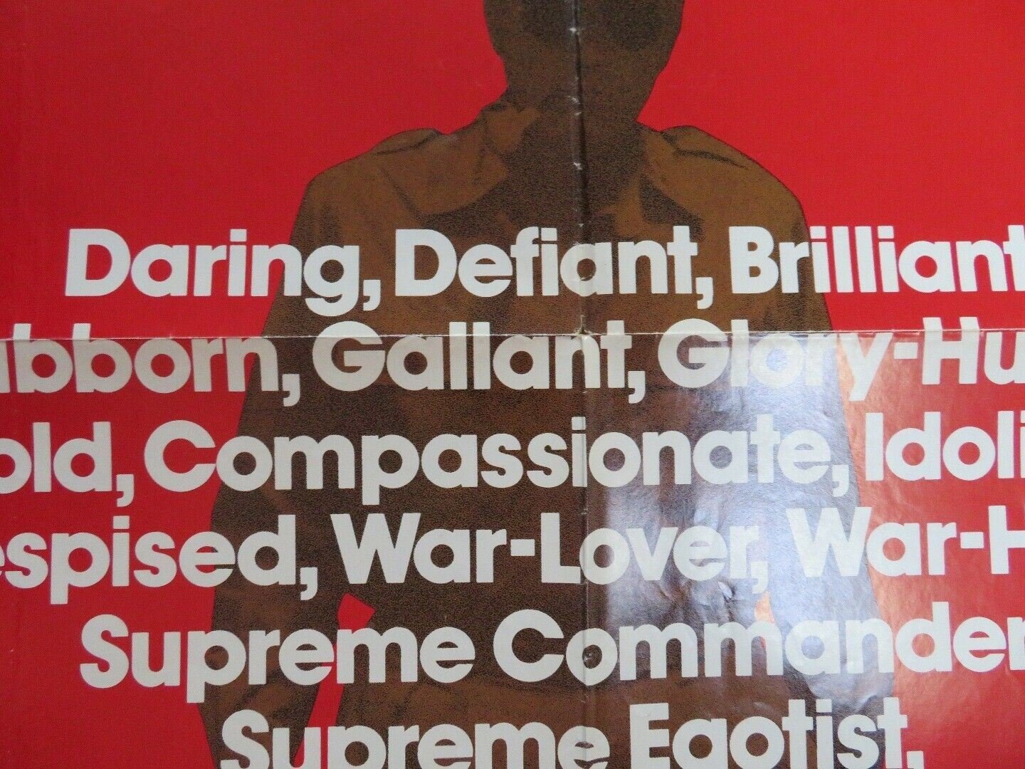 MACARTHUR US ONE SHEET POSTER GREGORY PECK ED FLANDERS 1977 Movie posters