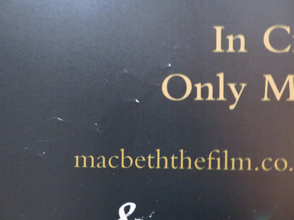 MACBETH UK QUAD (30"x 40") ROLLED POSTER MARK ROWLEY AL WEAVER 2018 Rendezvous Cinema Movie posters