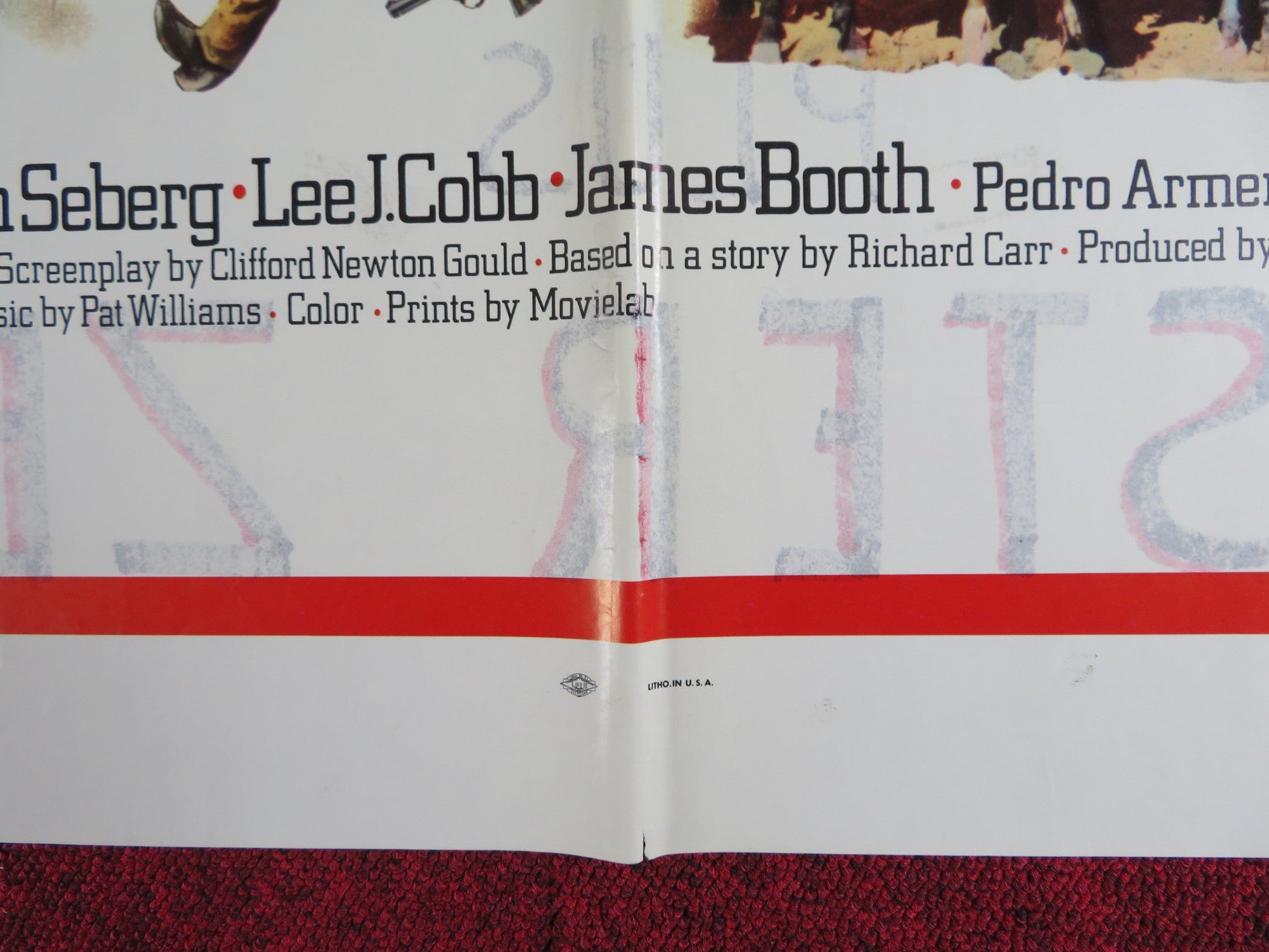 MACHO CALLAHAN FOLDED US ONE SHEET POSTER DAVID JANSSEN JEAN SEBERG 1970 Rendezvous Cinema Movie posters