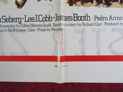 MACHO CALLAHAN FOLDED US ONE SHEET POSTER DAVID JANSSEN JEAN SEBERG 1970 Rendezvous Cinema Movie posters