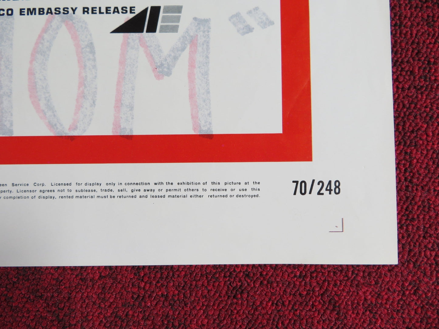 MACHO CALLAHAN FOLDED US ONE SHEET POSTER DAVID JANSSEN JEAN SEBERG 1970 Rendezvous Cinema Movie posters