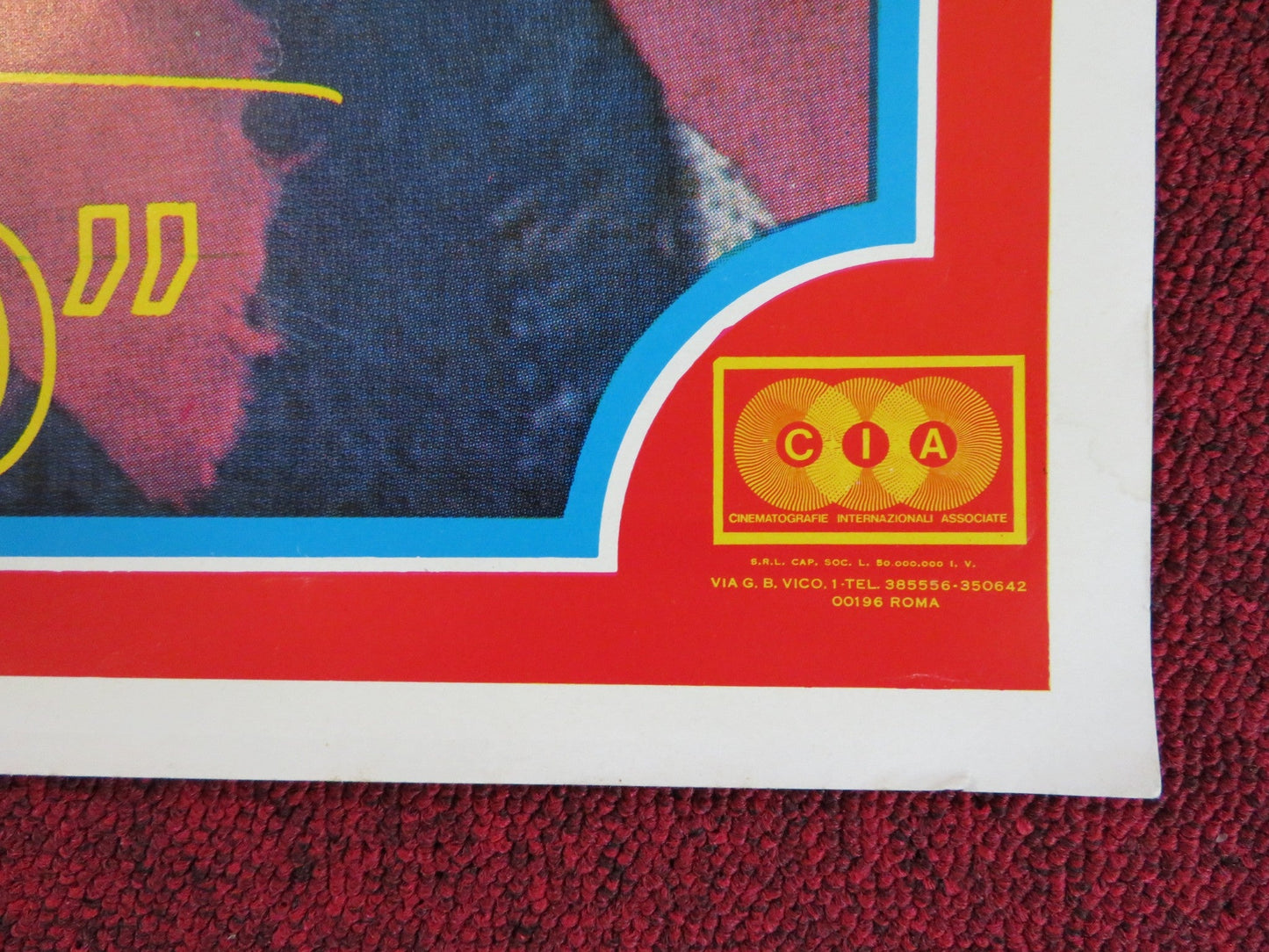 MACHO KILLERS ITALIAN FOTOBUSTA POSTER CARLOS MONZON MALISA LONGO 1977 Rendezvous Cinema Movie posters