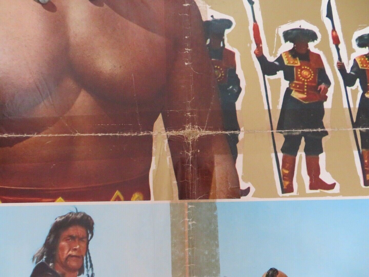 MACISTE CONTRO I MONGOLI Hercules Against the Mongols ITALIAN FOGLIO POSTER '63 Movie posters
