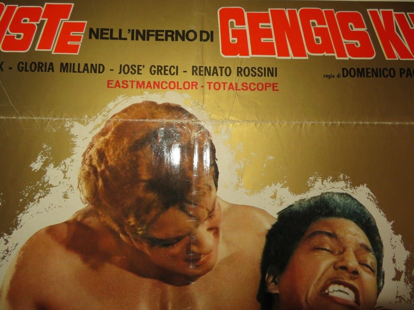 MACISTE GENGIS KHAN Hercules Against the Barbarians ITALIAN FOGLIO POSTER 1964 - Rendezvous Cinema