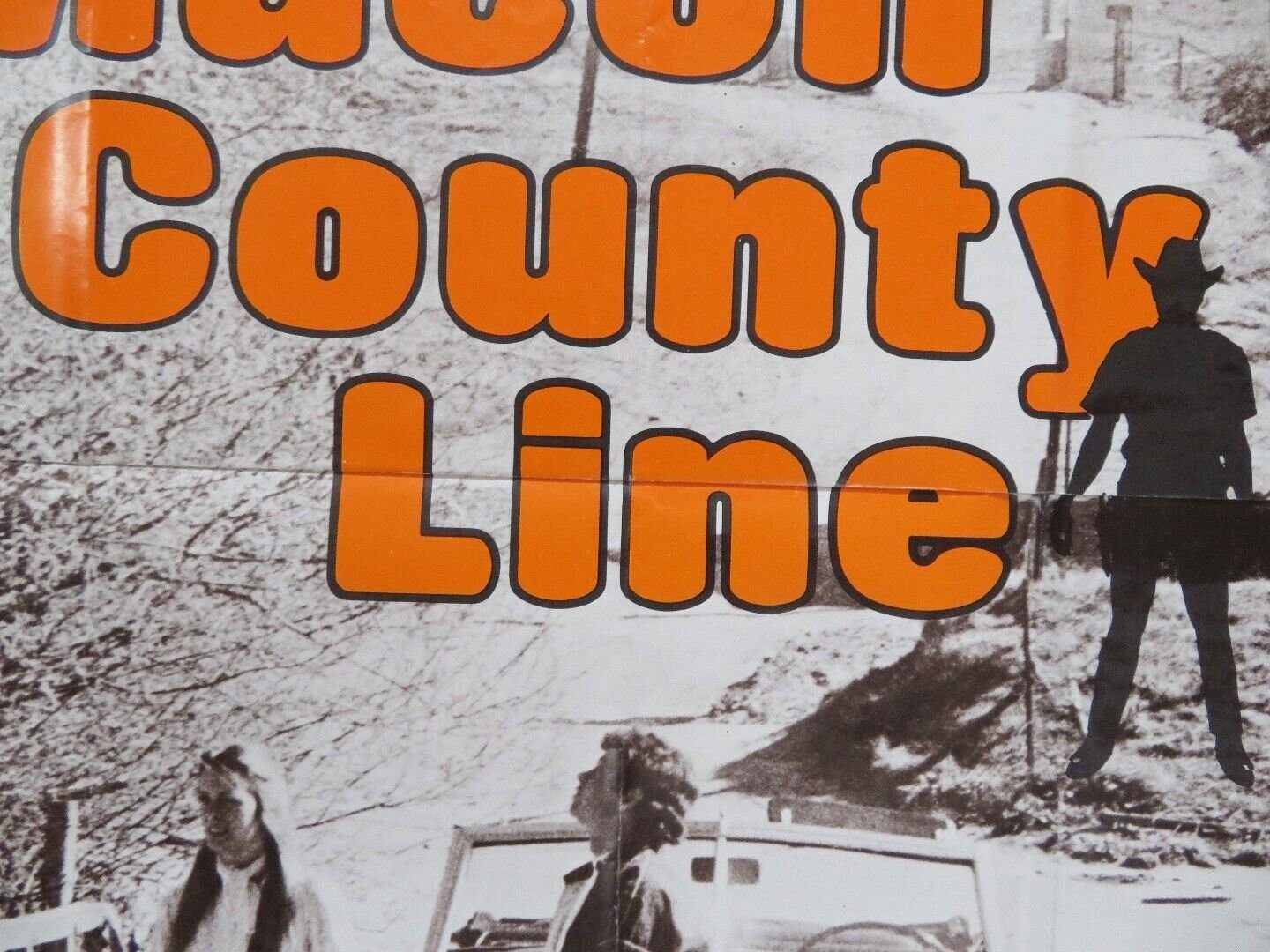 MACON COUNTRY LINE US ONE SHEET POSTER ALAN VINT CHERYL WATERS 1974 Movie posters