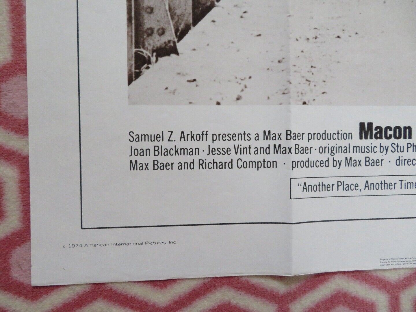 MACON COUNTRY LINE US ONE SHEET POSTER ALAN VINT CHERYL WATERS 1974 Movie posters