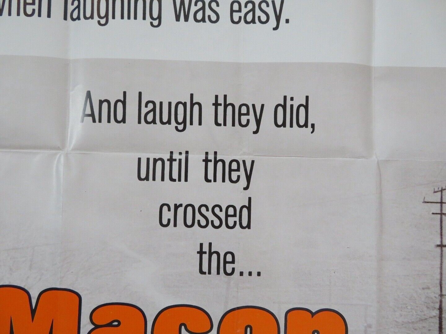 MACON COUNTRY LINE US ONE SHEET POSTER ALAN VINT CHERYL WATERS 1974 Movie posters