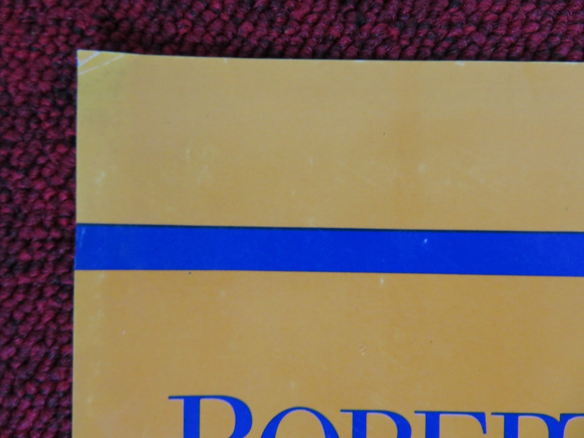 MAD DOG AND GLORY - A ITALIAN FOTOBUSTA POSTER ROBERT DE NIRO UMA THURMAN 1992 Rendezvous Cinema Movie posters