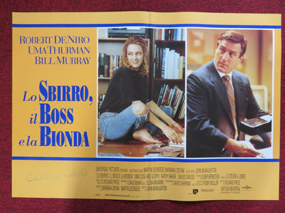 MAD DOG AND GLORY - B ITALIAN FOTOBUSTA POSTER ROBERT DE NIRO UMA THURMAN 1992 Rendezvous Cinema Movie posters