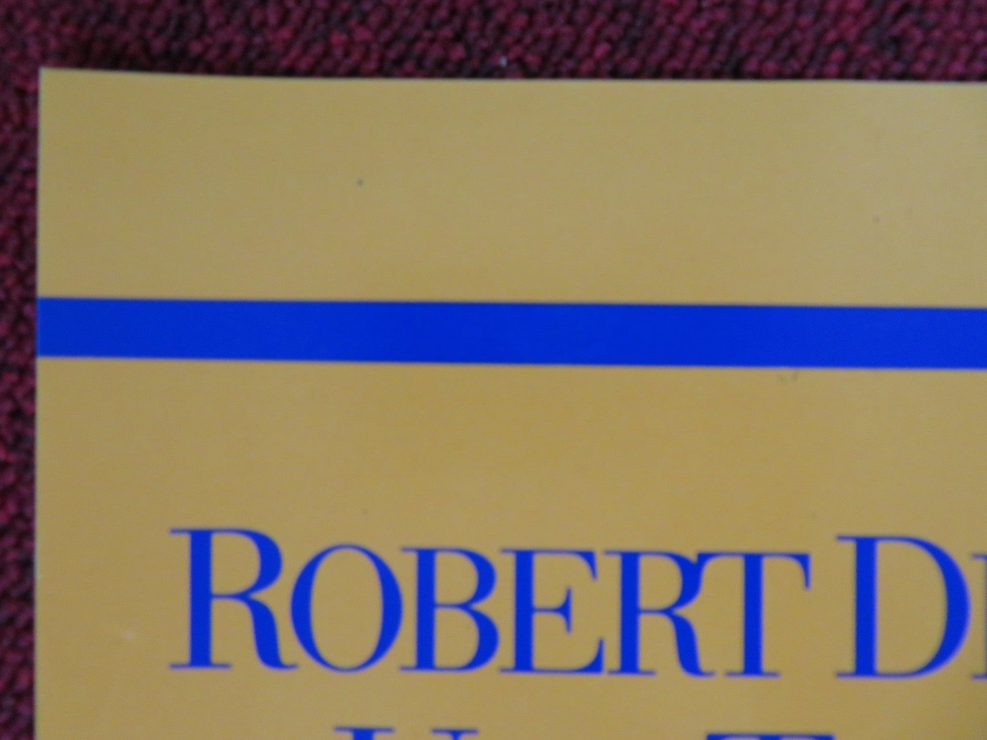 MAD DOG AND GLORY - C ITALIAN FOTOBUSTA POSTER ROBERT DE NIRO UMA THURMAN 1992 Rendezvous Cinema Movie posters