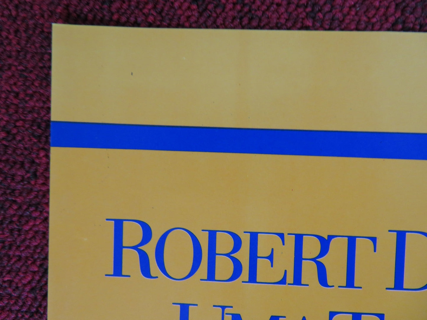 MAD DOG AND GLORY - D ITALIAN FOTOBUSTA POSTER ROBERT DE NIRO BILL MURRAY 1992 Rendezvous Cinema Movie posters