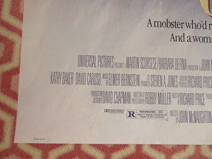 MAD DOG AND GLORY US ONE SHEET ROLLED POSTER ROBERT DENIRO UMA THURMAN 1993 - Rendezvous Cinema