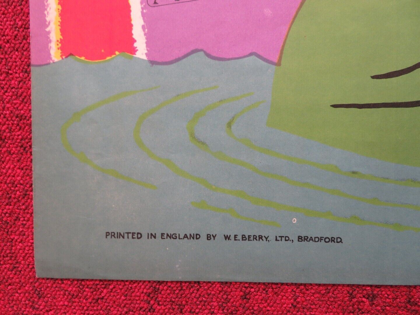 MAD LITTLE ISLAND USA ONE SHEET FOLDED POSTER DONALD SINDEN JEANNIE CARSON 1958 Movie posters