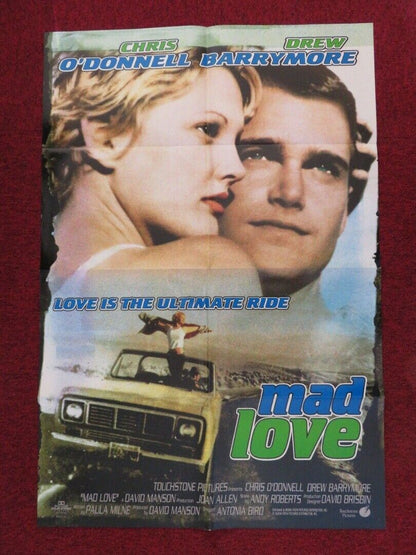 MAD LOVE FOLDED US ONE SHEET POSTER DREW BARRYMORE CHRIS O'DONNELL 1995 Movie posters