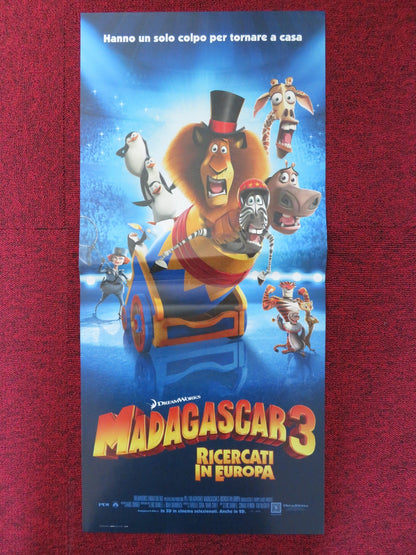 MADAGASCAR 3: EUROPES MOST WANTED ITALIAN LOCANDINA POSTER BEN STILLER 2012 Rendezvous Cinema Movie posters