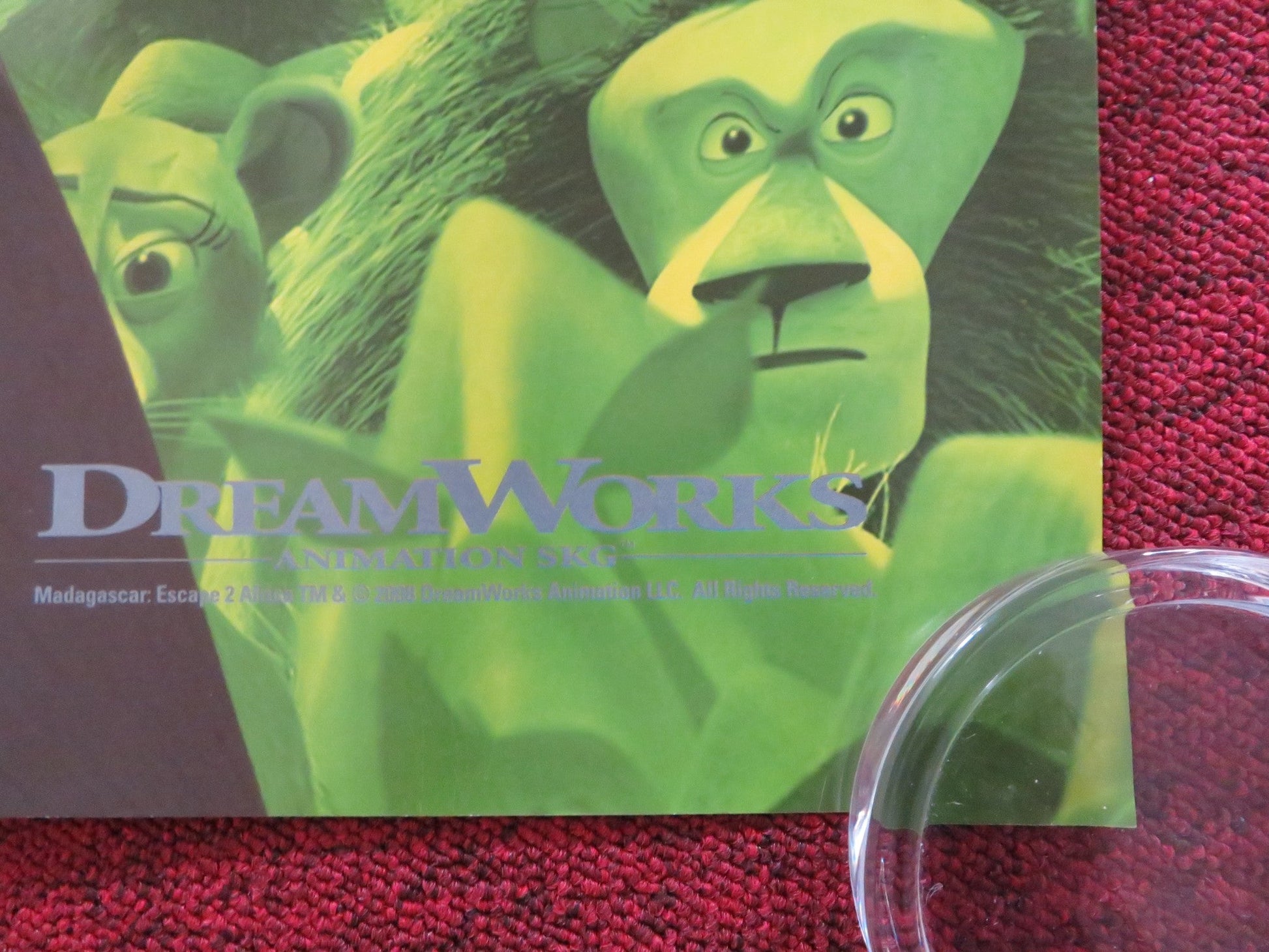 MADAGASCAR: ESCAPE 2 AFRICA - B UK QUAD ROLLED POSTER BEN STILLER CHRIS ROCK 2008 Rendezvous Cinema Movie posters