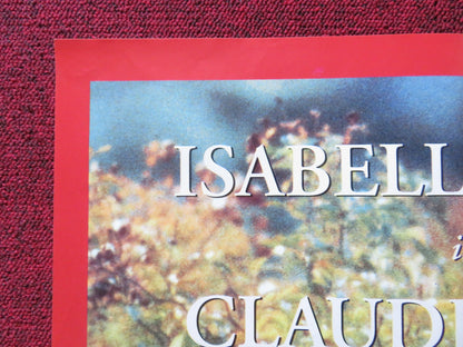 MADAME BOVARY UK QUAD POSTER FOLDED ISABELLE HUPPERT 1991 Rendezvous Cinema Movie posters