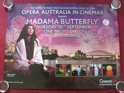 MADAME BUTTERFLY: HANDA OPERA ON SYDNEY HARBOUR UK QUAD (30"x 40") ROLLED POSTER Rendezvous Cinema Movie posters