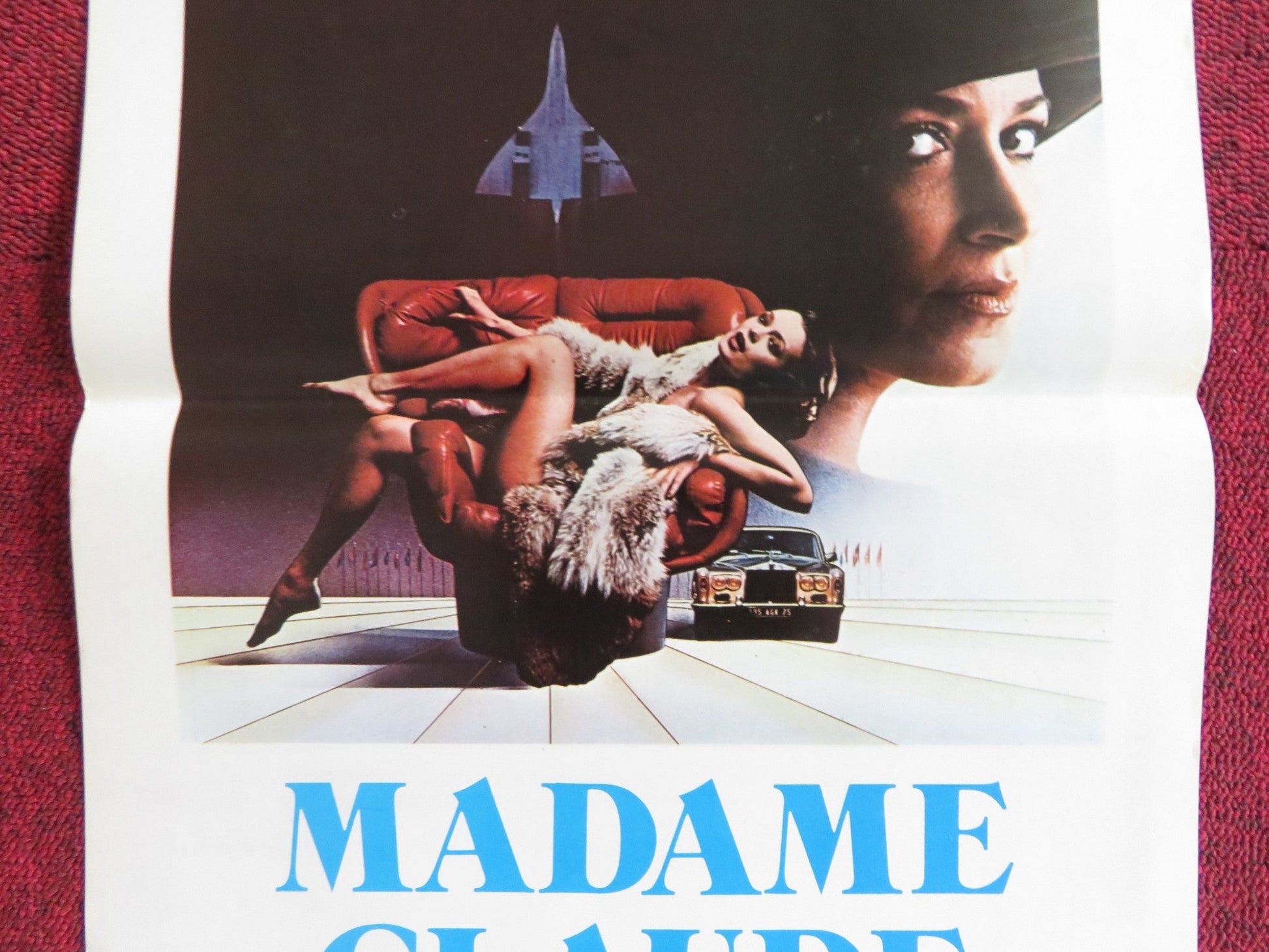 MADAME CLAUDE ITALIAN LOCANDINA POSTER FRANCOISE FABIAN MURRAY HEAD 1977 Rendezvous Cinema Movie posters