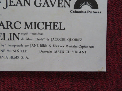 MADAME CLAUDE SPANISH ROLLED POSTER FRANCOISE FABIAN DAYLE HADDON 1977 Movie posters