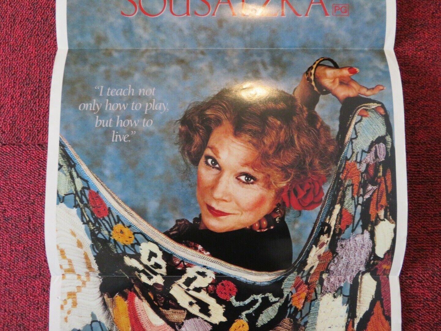 MADAME SOUSATZKA FOLDED AUSTRALIAN DAYBILL POSTER Shirley MacLaine Twiggy 1988 Movie posters