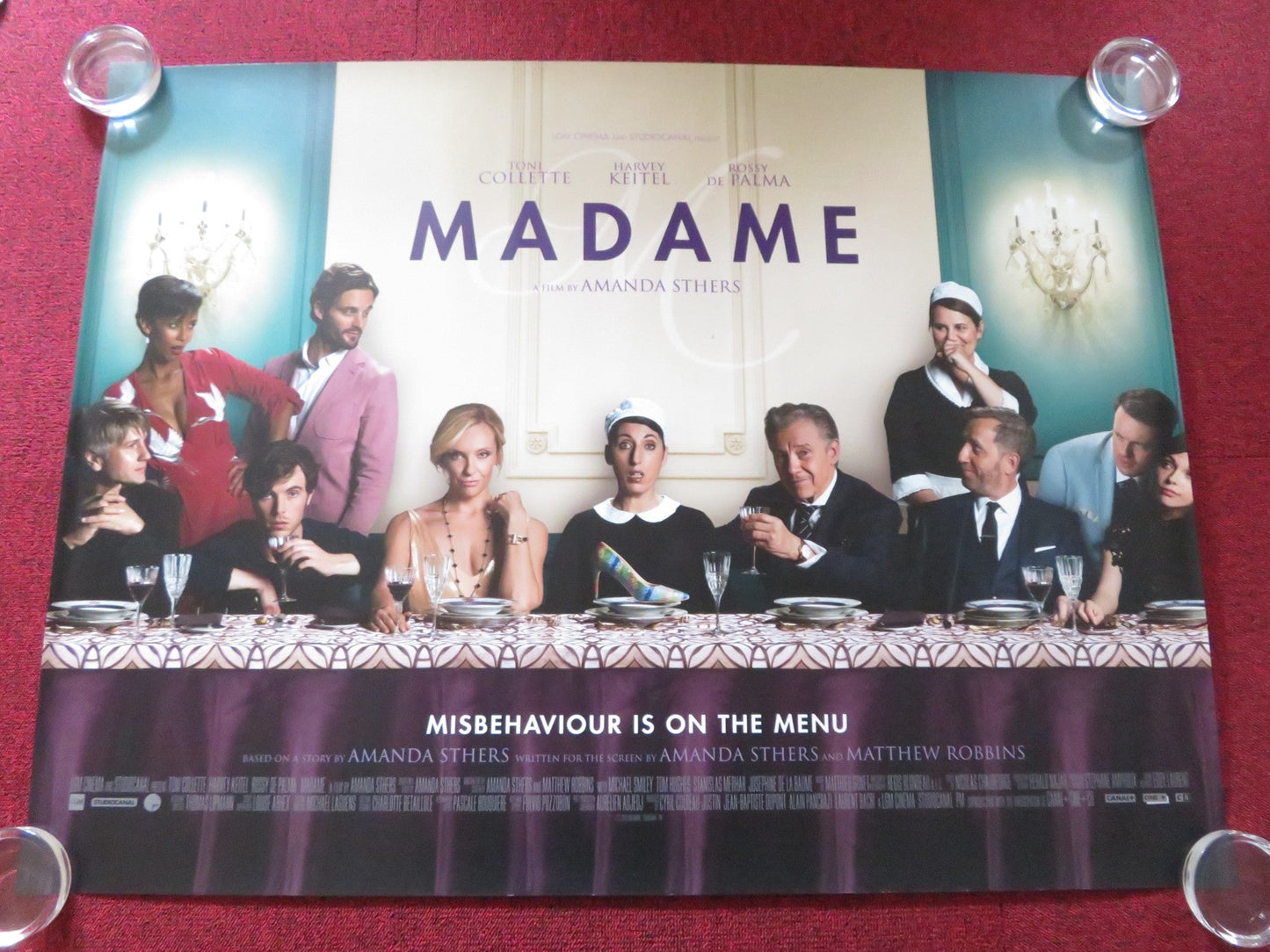 MADAME UK QUAD ROLLED POSTER TONI COLLETTE HARVEY KEITEL 2017 Rendezvous Cinema Movie posters