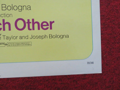 MADE FOR EACH OTHER FOLDED US ONE SHEET POSTER RENEE TAYLOR JOSEPH BOLOGNA 1971 Movie posters