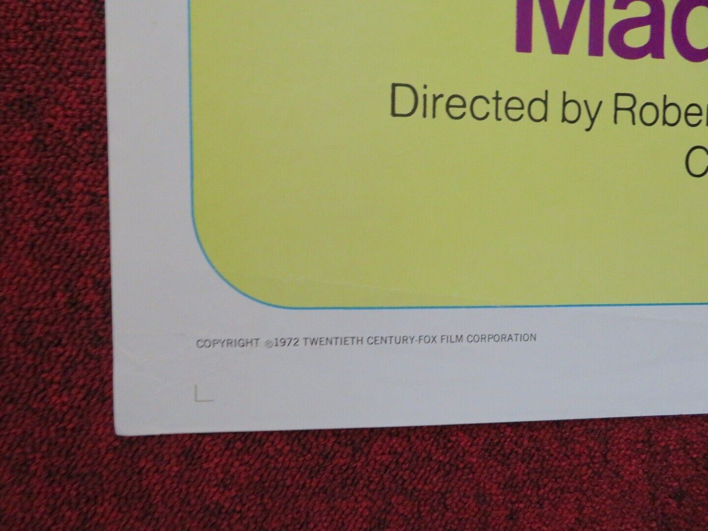 MADE FOR EACH OTHER FOLDED US ONE SHEET POSTER RENÉE TAYLOR JOSEPH BOLOGNA '71 Movie posters