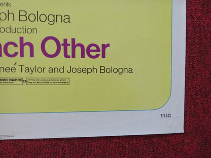 MADE FOR EACH OTHER FOLDED US ONE SHEET POSTER RENÉE TAYLOR JOSEPH BOLOGNA '71 Movie posters