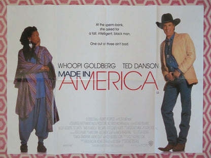 MADE IN AMERICA BRITISH QUAD (30"x 40") POSTER WILL SMITH WHOOPI GOLDBERGE Rendezvous Cinema Movie posters