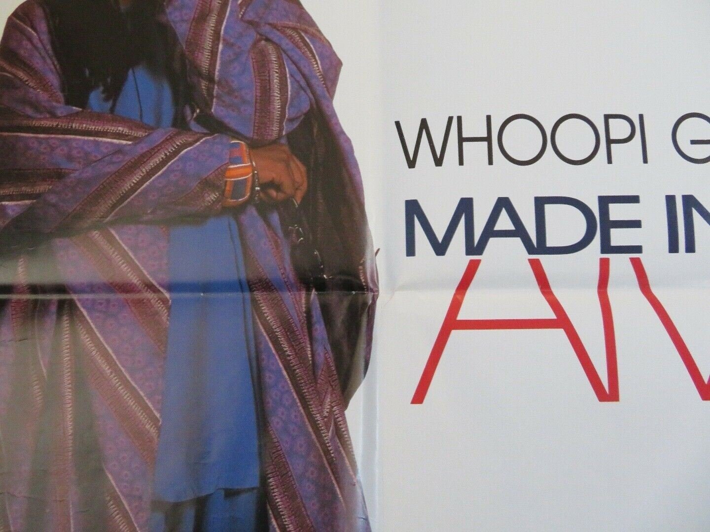 MADE IN AMERICA BRITISH QUAD (30"x 40") POSTER WILL SMITH WHOOPI GOLDBERGE Rendezvous Cinema Movie posters