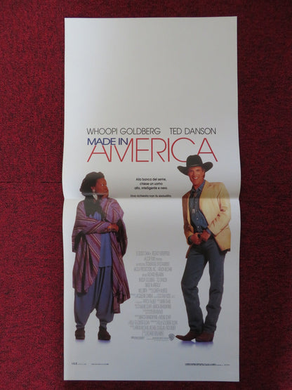 MADE IN AMERICA ITALIAN LOCANDINA POSTER WHOOPI GOLDBERG TED DANSON 1993 Rendezvous Cinema Movie posters