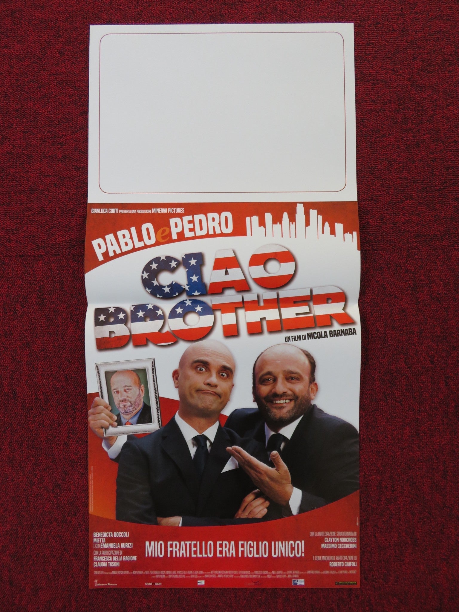 MADE IN ITALY: CIAO BROTHER ITALIAN LOCANDINA POSTER FABRIZIO NARDI 2016 Rendezvous Cinema Movie posters