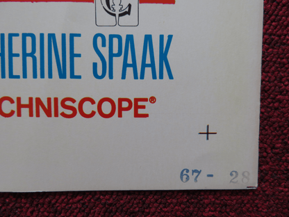 MADE IN ITALY US HALF SHEET (22"x 28") POSTER SYLVA KOSCINA VIRNA LISI 1966 Rendezvous Cinema Movie posters