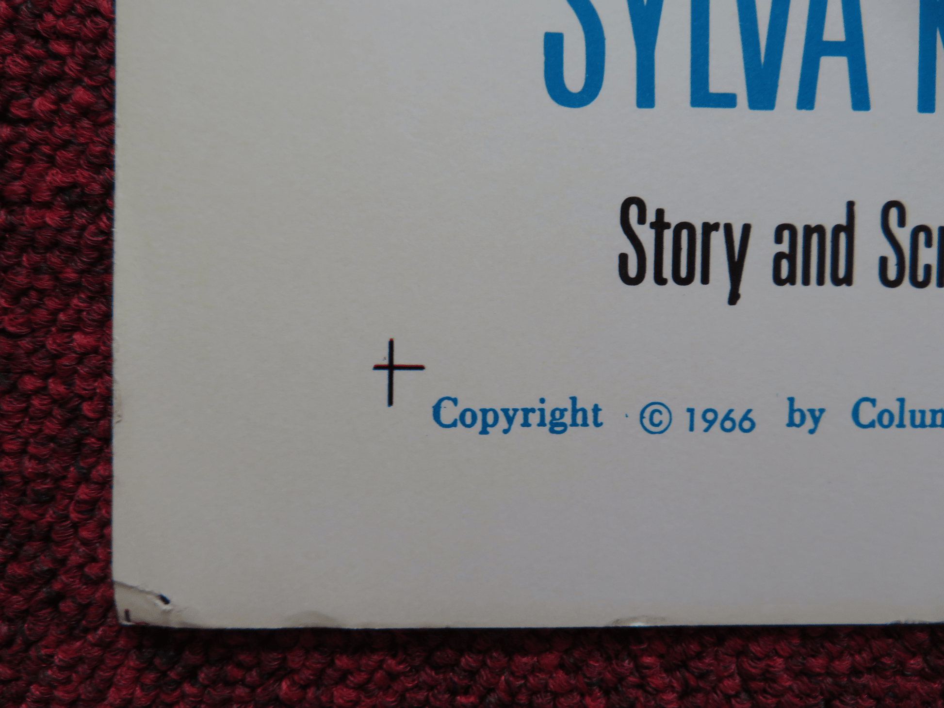 MADE IN ITALY US HALF SHEET (22"x 28") POSTER SYLVA KOSCINA VIRNA LISI 1966 Rendezvous Cinema Movie posters