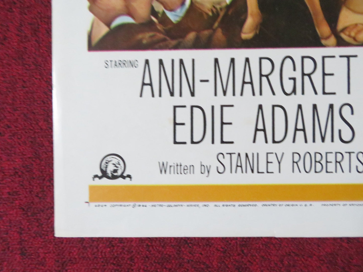 MADE IN PARIS FOLDED US ONE SHEET POSTER ANN - MARGRET LOUIS JOURDAN 1966 Rendezvous Cinema Movie posters