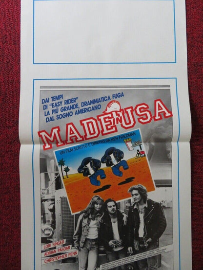 MADE IN USA ITALIAN LOCANDINA (27.5"x13") POSTER KEN FRIEDMAN 1989 Rendezvous Cinema Movie posters