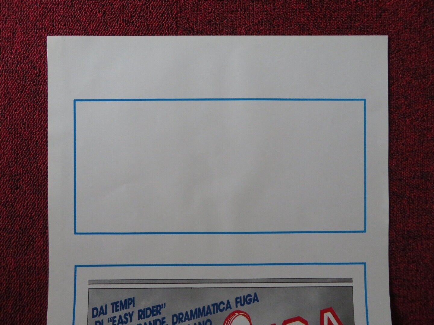 MADE IN USA ITALIAN LOCANDINA (27.5"x13") POSTER KEN FRIEDMAN 1989 Rendezvous Cinema Movie posters