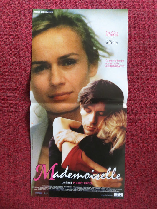 MADEMOISELLE ITALIAN LOCANDINA POSTER SANDRINE BONNAIRE JACQUES GAMBLIN 2001 Rendezvous Cinema Movie posters