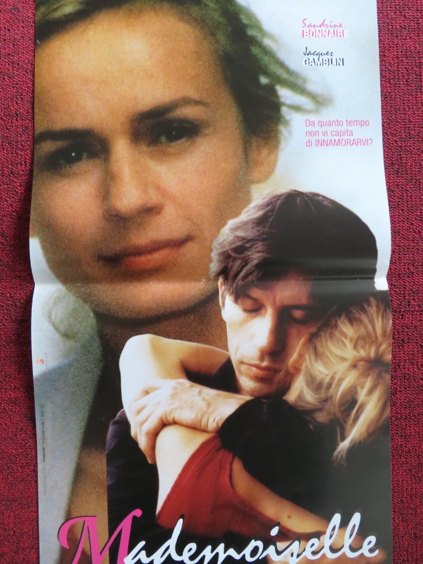MADEMOISELLE ITALIAN LOCANDINA POSTER SANDRINE BONNAIRE JACQUES GAMBLIN 2001 Rendezvous Cinema Movie posters
