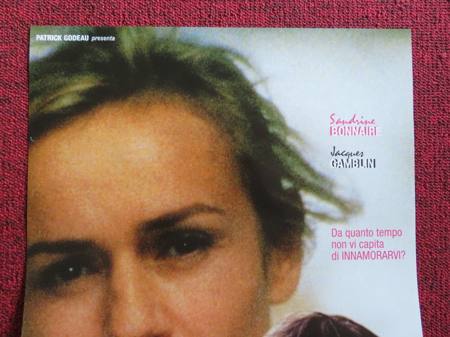 MADEMOISELLE ITALIAN LOCANDINA POSTER SANDRINE BONNAIRE JACQUES GAMBLIN 2001 Rendezvous Cinema Movie posters