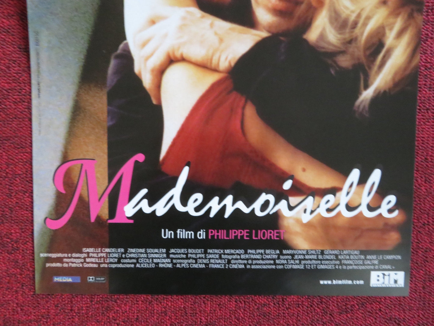 MADEMOISELLE ITALIAN LOCANDINA POSTER SANDRINE BONNAIRE JACQUES GAMBLIN 2001 Rendezvous Cinema Movie posters